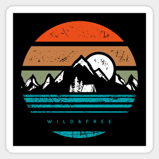 Mountains addicted Sticker